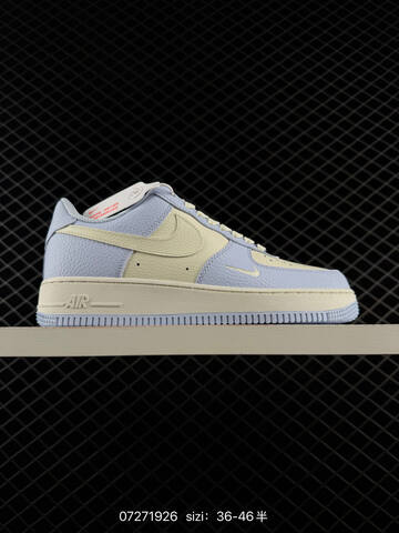 Nike Air Force 1 07 Light Blue Cream White Navy EU 36-46 Lifestyle - Unisex BS-70067