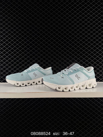 On Cloud X 4 Pale Blue White EU 36-47 Running Shoe Running Sneakers - Unisex (BS-84927)
