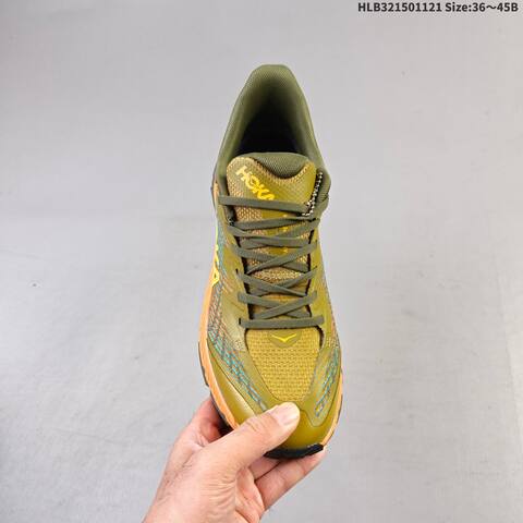 HOKA Mafate Speed 4 Olive Green Orange Blue Yellow EU 36-45 Trail Shoe Trail Running Sneakers Unisex BS-69456