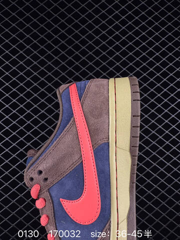 Nike SB Dunk Low Brown Navy Pink EU 36-45 Skate - Unisex (BS-72882)
