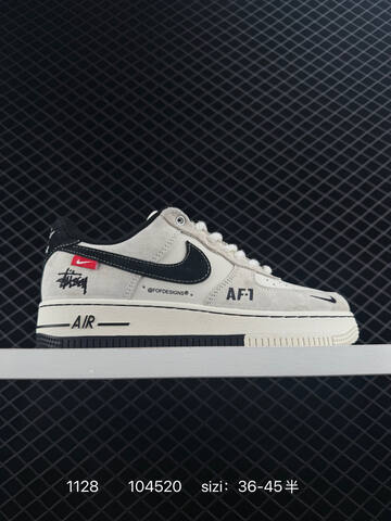 Nike Air Force 1 07 Black White Cream EU 36-45 Lifestyle - Unisex (BS-73950)