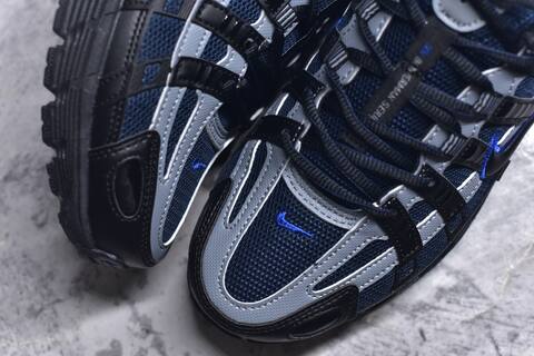 Nike P-6000 Navy Blue Grey Black Royal Blue Running Shoe BS-59676