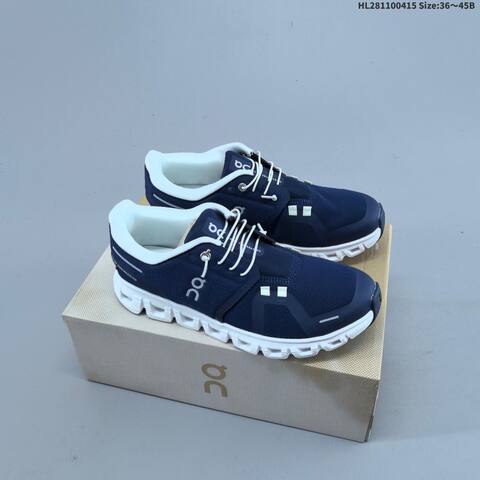 On Cloud 6 Navy White EU 36-45 Running Shoe Running Sneakers - Unisex (BS-69605)