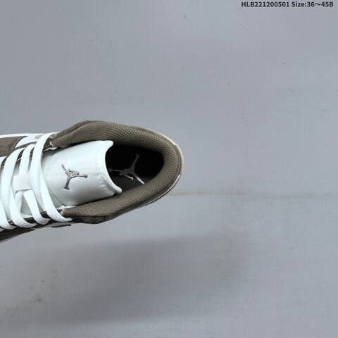 Jordan Air Jordan 1 Low 553558-046 White Brown Taupe EU 36-45 Casual - Unisex (BS-66060)