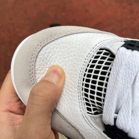 Jordan Air Jordan 4 408452-111 White Black Grey EU 36-47 5 Basketball Shoe - Unisex BS-87256