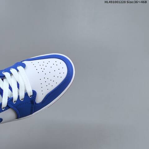 Jordan Air Jordan 1 Low Royal Blue White Red 36 46 Basketball - Unisex (BS-67216)