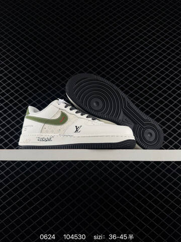 Nike Air Force 1 07 LV8 White Black Grey Red EU 36-45 Sneaker - Unisex (BS-70617)