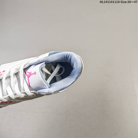 Air Jordan 3 Retro White And Cobalt Bliss AIR JORDAN 3 Aj3 Lifestyle BS-67789