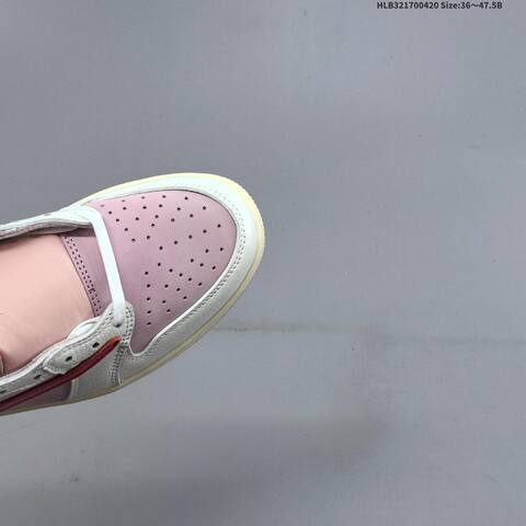 Jordan Air Jordan 1 Low x Travis Scott Pink White Red EU 36-47 5 Casual - Unisex (BS-66115)