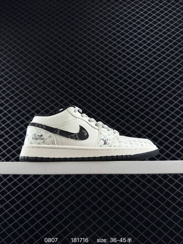 Jordan Air Jordan 1 Low Off White Beige Light Green Gum Brown EU 36-45 Sneaker - Unisex BS-80959