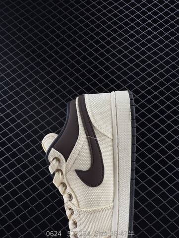 Jordan Air Jordan 1 Low Sail Dark Brown Black EU 36-47 Sneaker - Unisex BS-81153