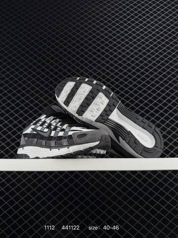 Nike P-6000 Black White Gray EU 40-46 Running - Men's (BS-74235)