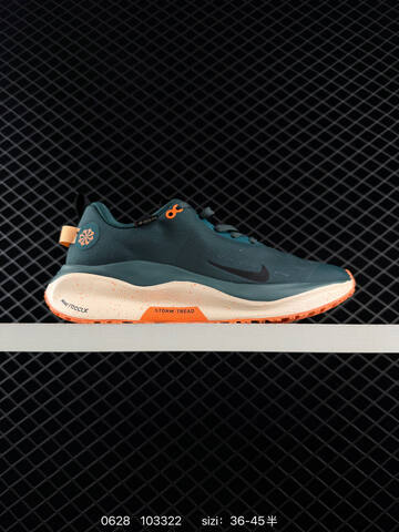 Nike ReactX Infinity Run 4 GTX Off White Navy Orange Light Yellow Black EU 36-45 Running Shoe - Unisex (BS-70535)