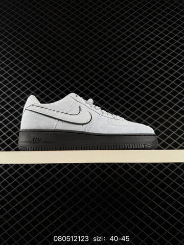 Nike Air Force 1 07 Low Black White Navy Gum EU 36-45 Skate - Unisex (BS-69947)