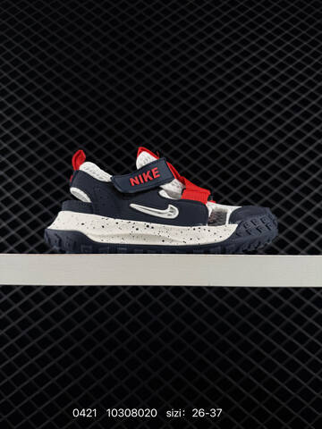 Other Nike Macaron Children s Shoes With Deconstructed Splicing Easter Egg Half Toe And Hook And Loop Summer Korean Style Non-slip Heightening Soft Sole Breathable Two-strap Sports Sandals For Boys And Girls Light Pink White Speckle Navy Red BS-71959