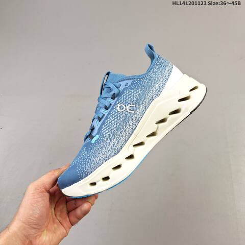 On Cloudsurfer Max Blue White Cream Black EU 36-45 Running Shoe Running Sneakers - Unisex (BS-69783)