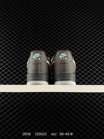 Nike Air Force 1 07 Low Dark Brown Light Blue White EU 36-45 Lifestyle - Unisex BS-71375