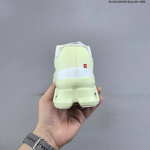 On Cloudmonster Void Pale Yellow White EU 36-45 Running Shoe Running Sneakers - Unisex (BS-69593)