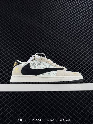 Nike SB Dunk Low White Black Green Gucci EU 36-45 5 Skate - Unisex (BS-74349)