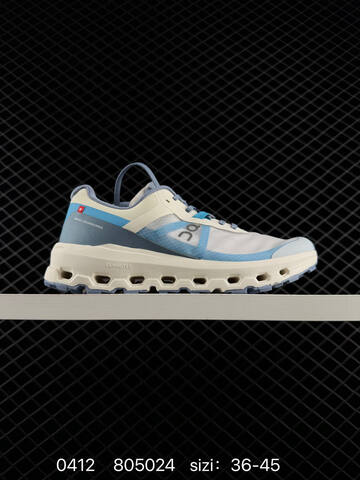 On Running Cloudvista 2 Gray White Orange Black EU 36-45 Trail Shoe Trail Running Sneakers - Unisex (BS-85362)