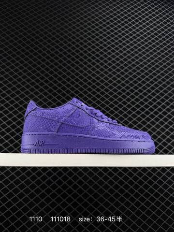 Nike Air Force 1 07 Purple Snake Print EU 36-45 Lifestyle - Unisex (BS-74269)