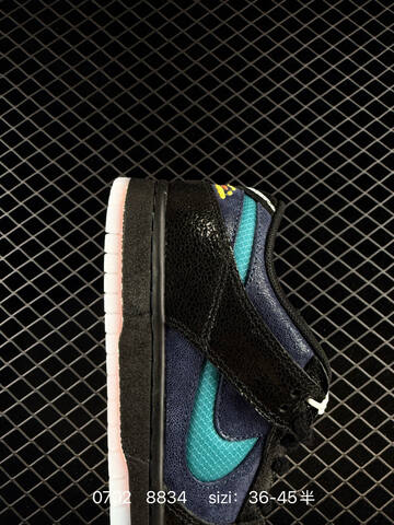 Nike SB Dunk Low IQ1323 Black Navy Teal Light Blue Orange EU 36-45 Skate Shoe - Unisex BS-70461