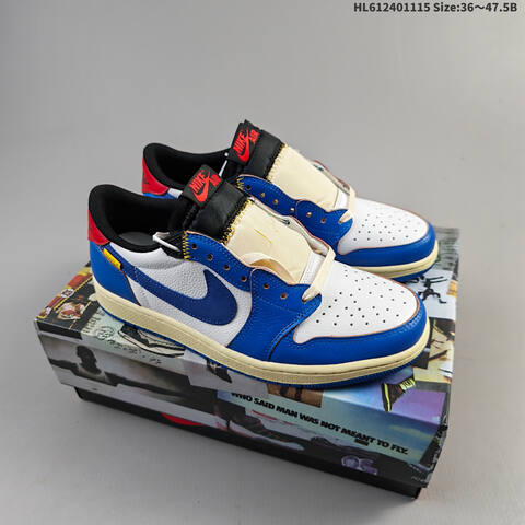 Jordan Air Jordan 1 Low White Blue Red EU 36-47 5 Basketball - Unisex (BS-63721)