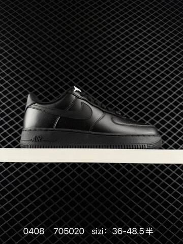 Nike Air Force 1 07 Triple White Triple Black EU 36-48 5 With Half Sizes Lifestyle - Unisex (BS-72233)