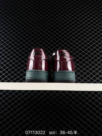 Nike Air Force 1 07 LV8 Burgundy Dark Green Black EU 36-45 Lifestyle - Unisex BS-70297