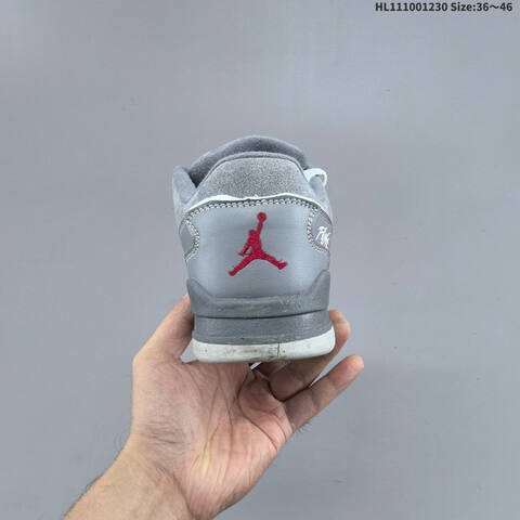 Jordan Flight Court Grey Red White 36-46 Casual - Unisex (BS-62320)