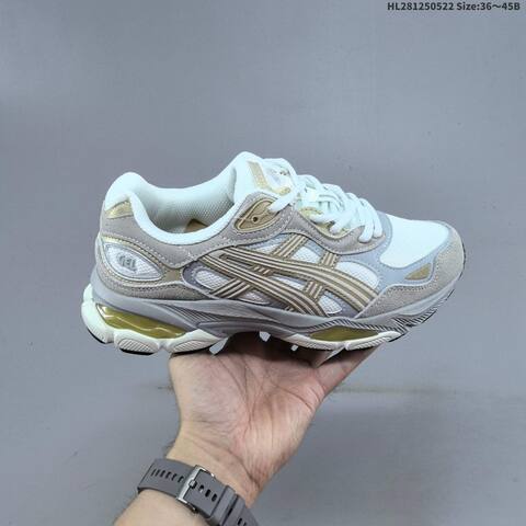 ASICS GEL NYC White Beige Grey EU 36-45 Running Shoe Running Sneakers - Unisex BS-68813