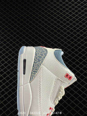 Jordan Air Jordan 3 Retro OG Joker White Blue Pink EU 40-47 Basketball Shoe - Men's (BS-80812)