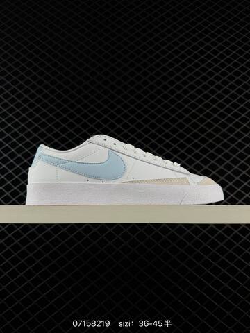 Nike Blazer Low 77 White Black Sail Light Blue EU 36-45 Skate - Unisex (BS-70235)