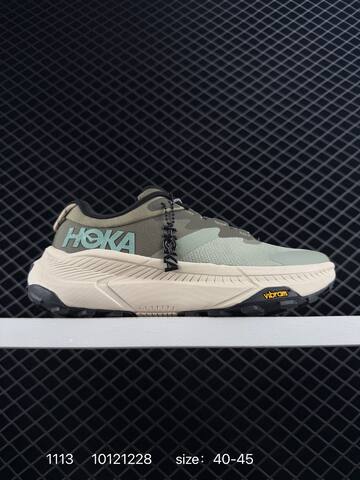 HOKA ONE ONE Tor Summit Olive Green Beige Black EU 40-45 Trail Shoe Trail Running Sneakers Men s BS-86389