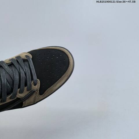 Nike Air Jordan 1 Low Olive Grey Black Red 36 47 5 Casual - Unisex (BS-66905)