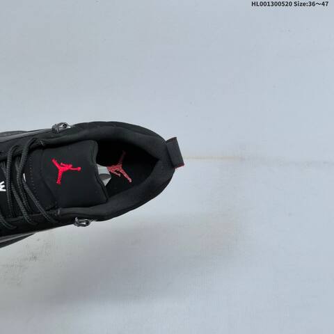 Jordan Air Jordan 12 Retro Low Black Red Grey 36 47 Basketball - Unisex (BS-65919)