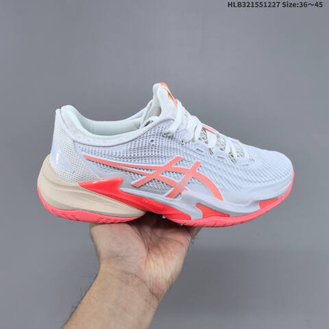ASICS Court FF 3 White Coral Pink Beige EU 36-45 Tennis Shoe Casual Sneakers - Unisex (BS-69123)