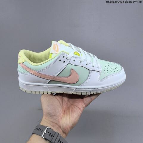 Nike Dunk Low Grey Burgundy White EU 36-46 Skate Shoe - Unisex BS-60890