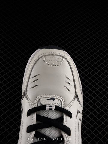 Nike Air Monarch IV White Black EU 36-45 Training Shoe - Unisex (BS-70699)