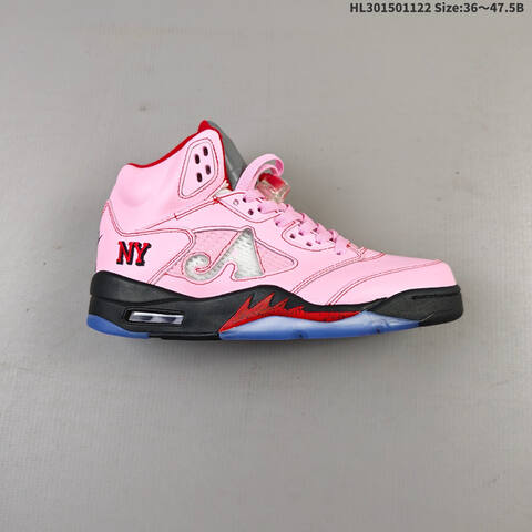 Jordan Air Jordan 5 x Awake NY Pink Red Grey Black EU 36-47 5 Basketball - Unisex (BS-63285)