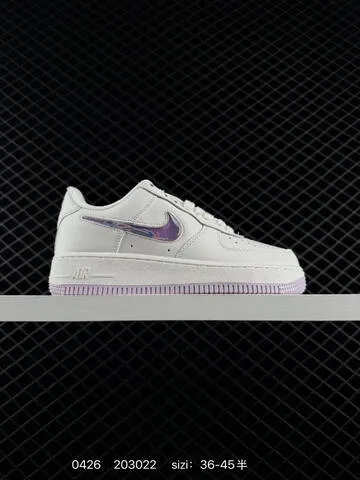 Nike Air Force 1 07 Multiple Colorways Sail Off-White Suede Sail With Purple Translucent Swoosh Light Pink Suede Burgundy Suede EU 36-45 Half Sizes Available Lifestyle - Unisex BS-71858