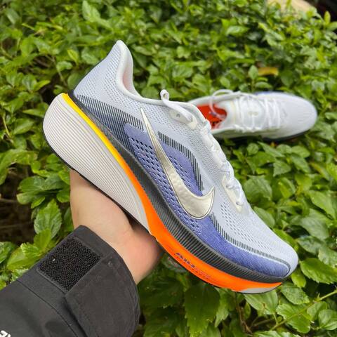 Nike Air Zoom Pegasus 42 IB1873-102 White Metallic Silver-Lapis EU 40 Running - Men's (BS-86975)