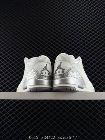 Jordan Air Jordan 3 Retro Sail Metallic Silver Sail Metallic Silver Grey EU 36-47 Basketball Shoe - Unisex BS-81203