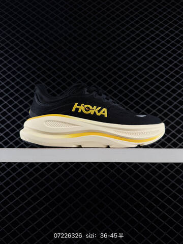 HOKA ONE ONE Clifton 10 Black Cream Yellow EU 36-45 Running Shoe Running Sneakers Unisex BS-86149