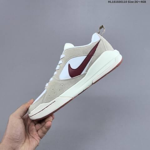 Jordan Air Jordan CMFT Era White Grey Burgundy 36-46B Casual - Women's (BS-67018)