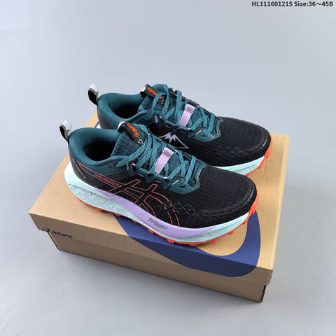 ASICS GEL TRABUCO 13 Dark Grey Red Black EU 36 45 Trail Shoe EU 36-45 Trail Running Sneakers - Unisex (BS-69147)