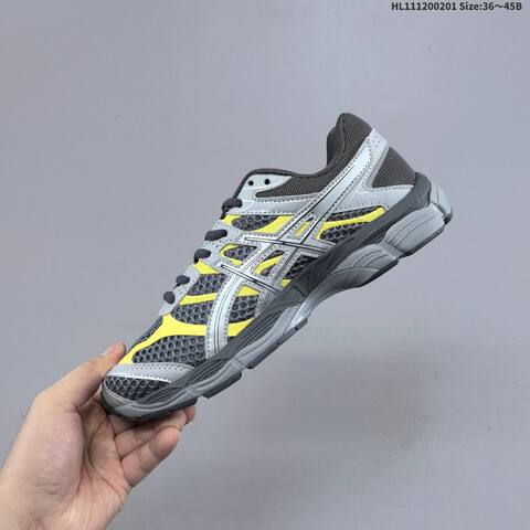 ASICS Gel Cumulus 16 Cream Brown Grey Pale Yellow EU 36-45 Running Shoe Running Sneakers - Unisex (BS-69023)