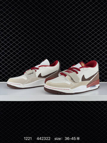 Jordan Air Jordan Legacy 312 White Beige Brown Red EU 36-45 Basketball Shoe - Unisex BS-80012