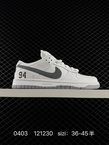 Nike SB Dunk Low Pro Supreme 94 White Grey Black Purple Blue Red EU 36-45 Skate - Unisex (BS-72297)