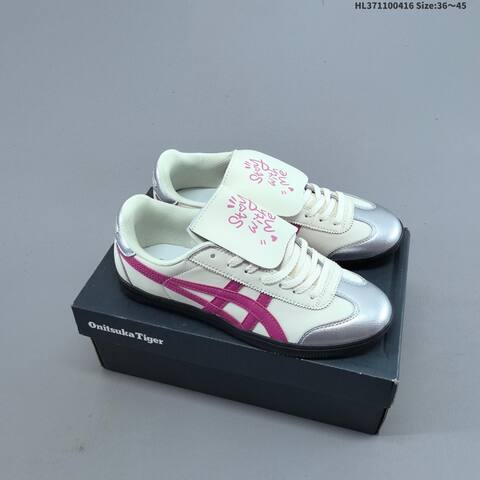 Onitsuka Tiger Mexico 66 Slip On Cream White Light Blue Silver EU 36-45 Sneaker Casual Sneakers - Unisex (BS-68903)